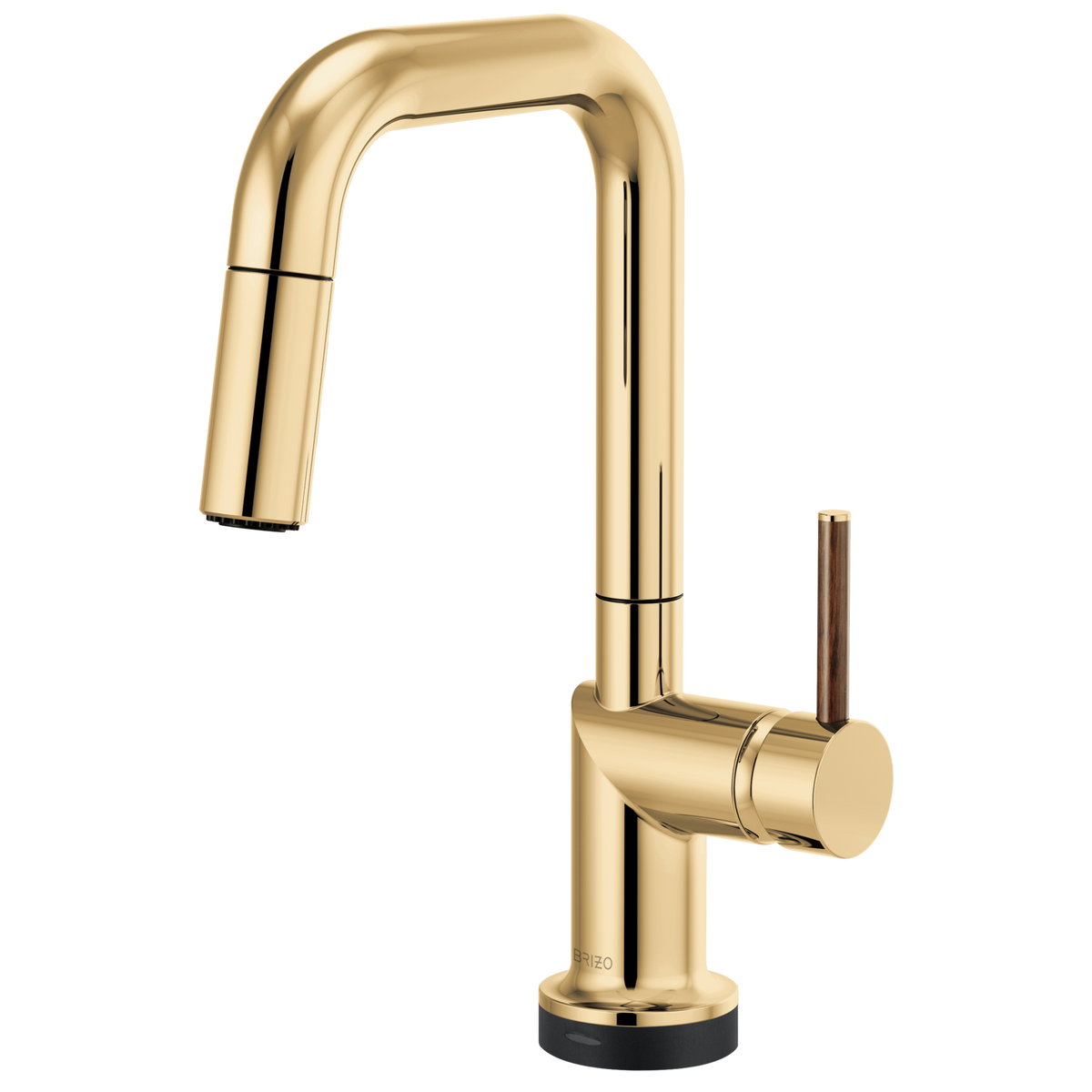 Brizo Odin SmartTouch Pull-Down Prep Kitchen Faucet with Square Spout - Less Handle - Complete Kit - Brilliance® Polished Gold