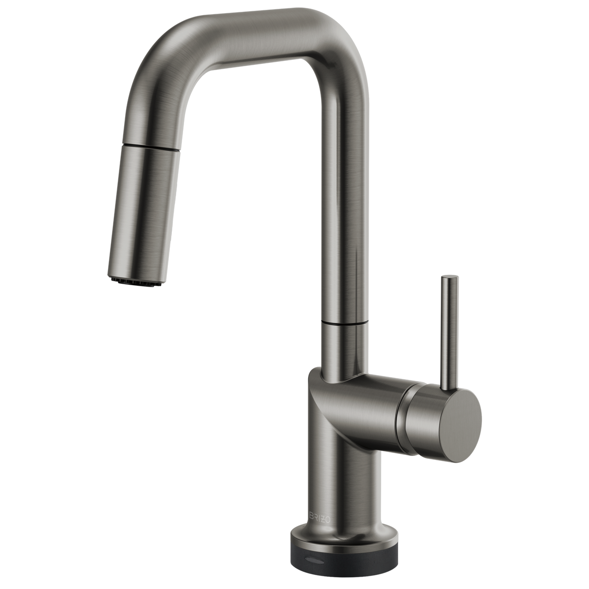Brizo Odin SmartTouch Pull-Down Prep Kitchen Faucet with Square Spout - Less Handle - Complete Kit - Brilliance® Luxe Steel®