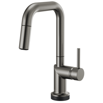 Brizo Odin SmartTouch Pull-Down Prep Kitchen Faucet with Square Spout - Less Handle - Complete Kit - Brilliance® Luxe Steel®