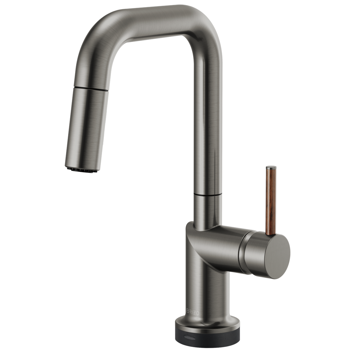 Brizo Odin SmartTouch Pull-Down Prep Kitchen Faucet with Square Spout - Less Handle - Complete Kit - Brilliance® Luxe Steel®