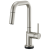 Brizo Odin SmartTouch Pull-Down Prep Kitchen Faucet with Square Spout - Less Handle - Complete Kit - Brilliance® Stainless