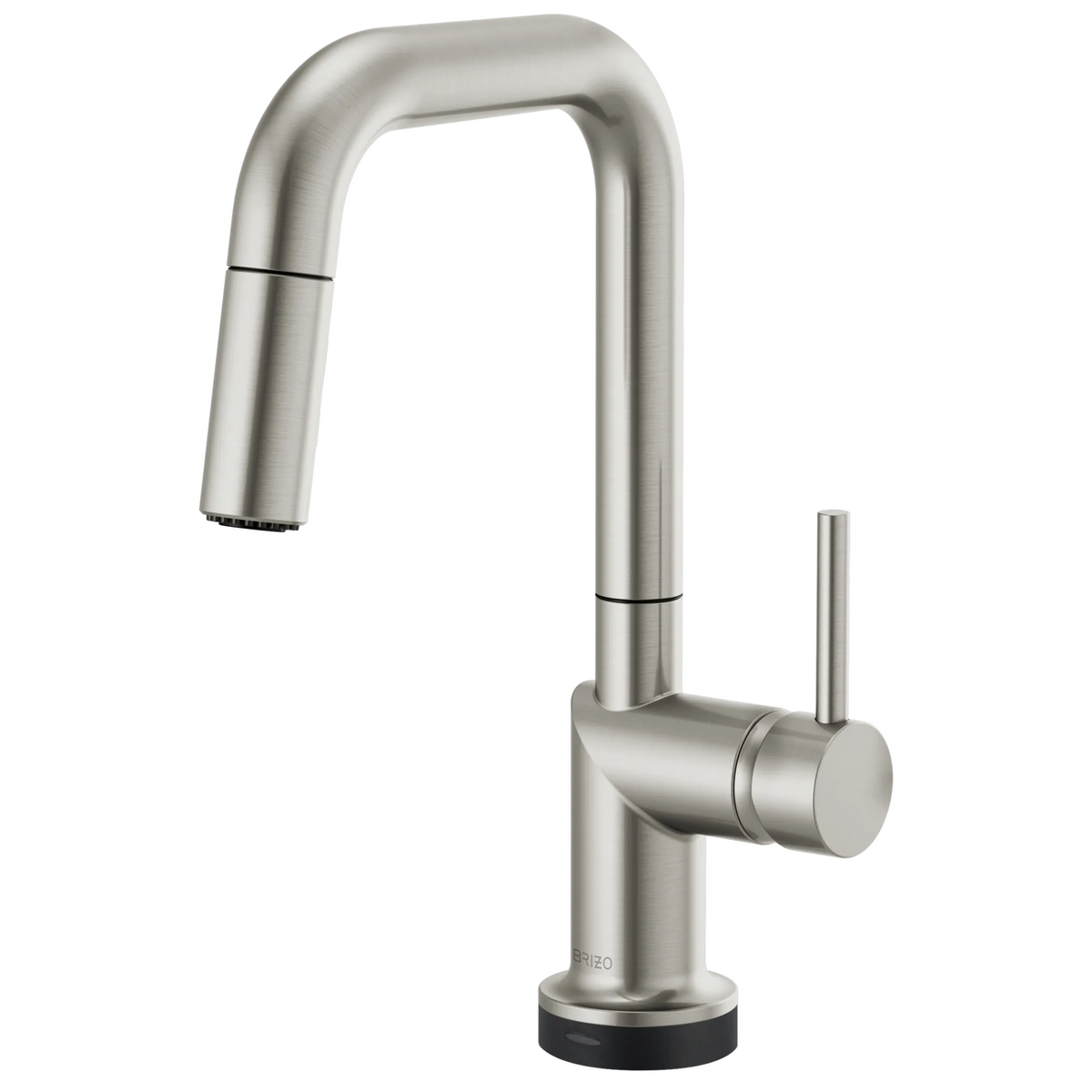 Brizo Odin SmartTouch Pull-Down Prep Kitchen Faucet with Square Spout - Less Handle - Complete Kit - Brilliance® Stainless