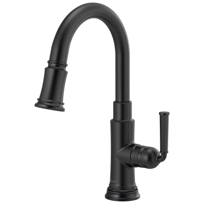 Rook SmartTouch Pull-Down Prep Kitchen Faucet - Matte Black