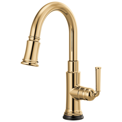 Rook SmartTouch Pull-Down Prep Kitchen Faucet - Brilliance® Polished Gold