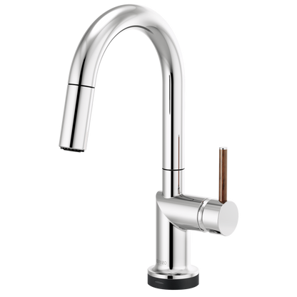 Brizo Odin SmartTouch Pull-Down Prep Kitchen Faucet with Arc Spout - Less Handle - Complete Kit - Polished Chrome