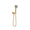 Baril 2-spray anti-limestone hand shower on wall-mounted supply elbow