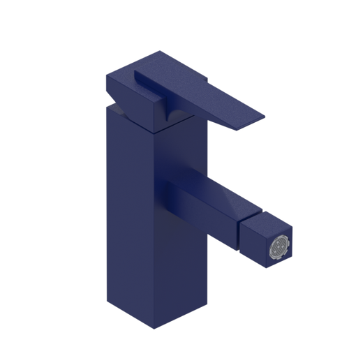 Rubinet Single Control Bidet Fitting (less drain) Midnight Blue