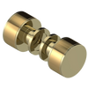 Rubinet Shower Door Knob (set) Natural Brass