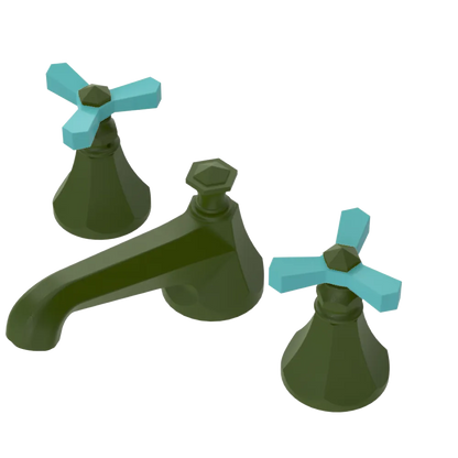 Rubinet Widespread Lav. Set. (less drain) Green Envy