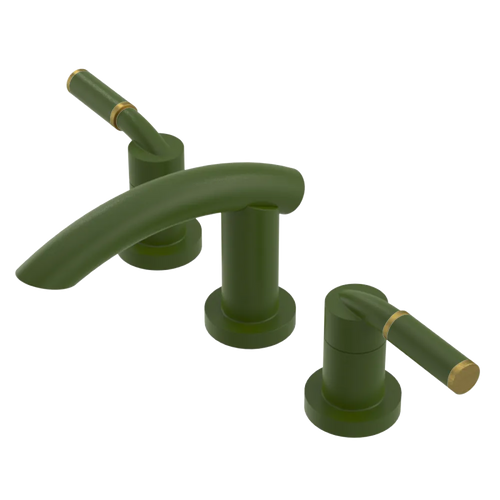 Rubinet Widespread Lav. Set. (less drain) Green Envy
