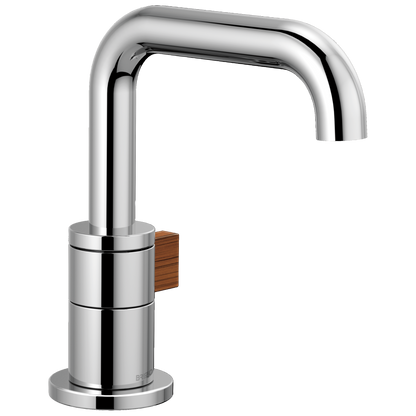 Litze Single-Handle Lavatory Faucet 1.5 GPM - Polished Chrome / Wood