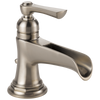 Rook Single-Handle Lavatory Faucet with Channel Spout 1.5 GPM - Brilliance® Luxe Nickel®