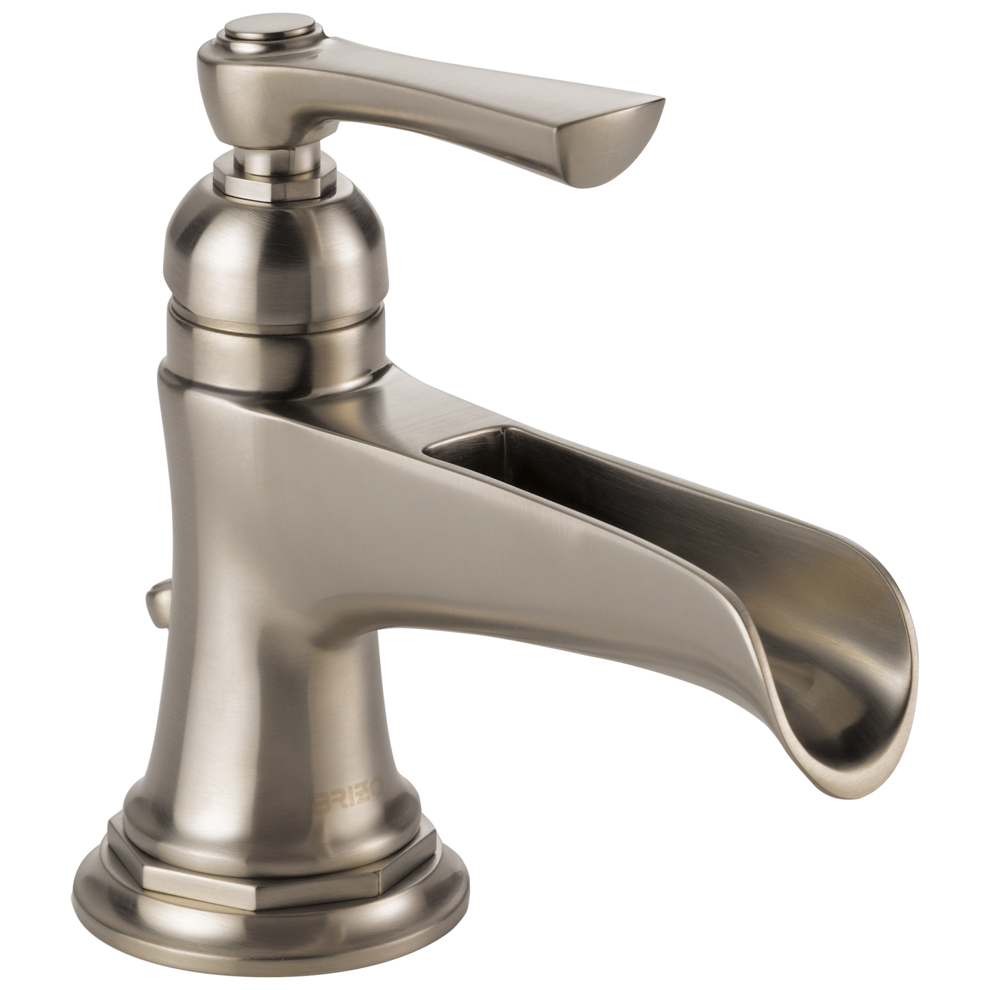 Rook Single-Handle Lavatory Faucet with Channel Spout 1.5 GPM - Brilliance® Luxe Nickel®
