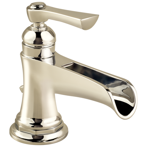 Rook Single-Handle Lavatory Faucet with Channel Spout 1.5 GPM - Brilliance® Polished Nickel