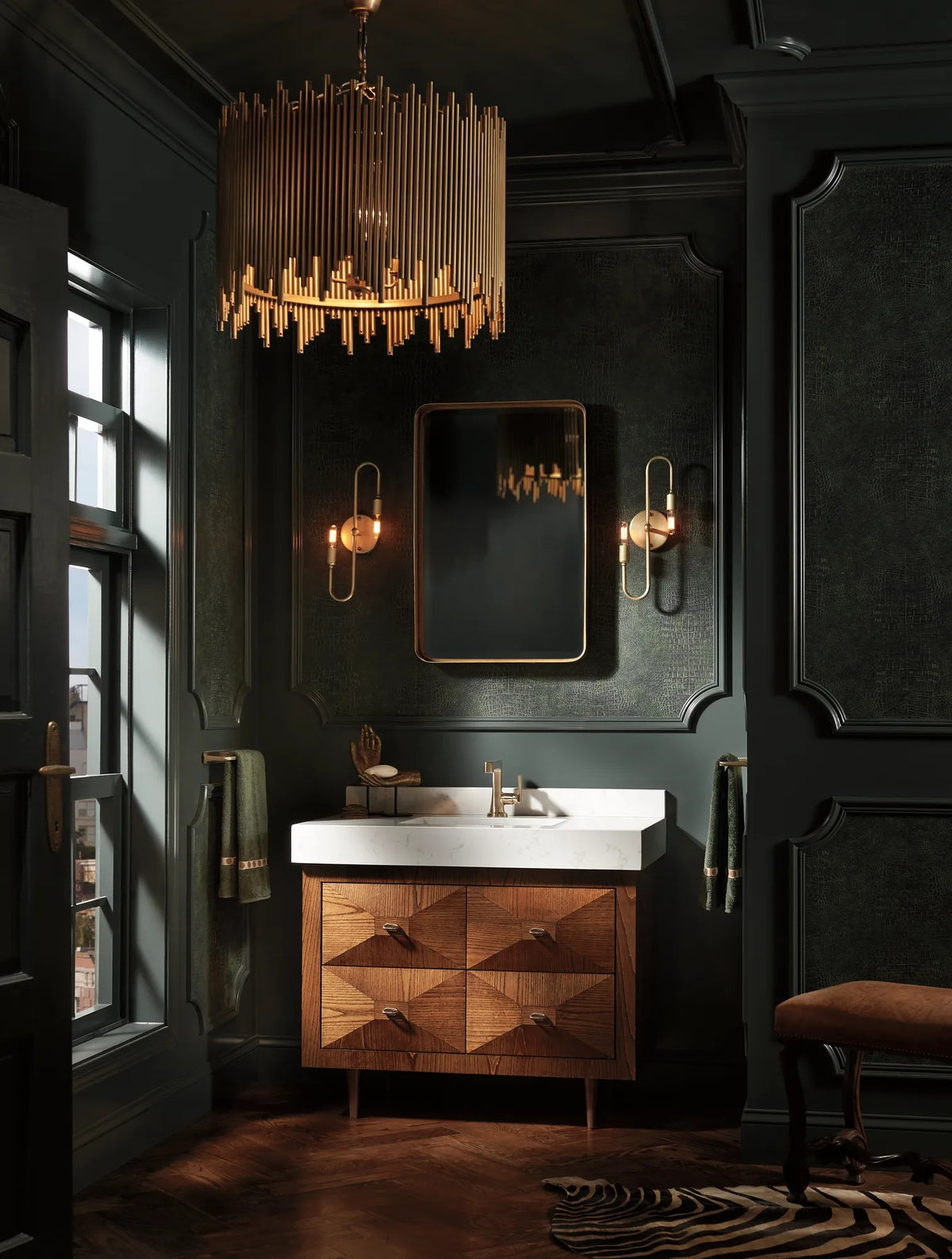 Levoir 12" Towel Bar lifestyle