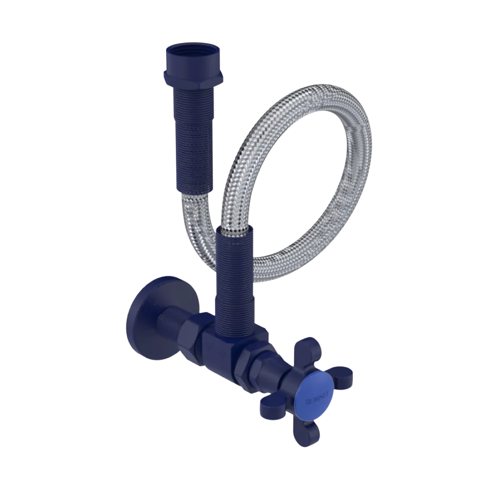 Rubinet Exposed Supply Kit (classic) Midnight Blue