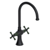 Rubinet Two Handle Single Hole Kitchen Set Matt Black