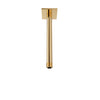 Baril 9" ceiling mounted shower arm, square flange