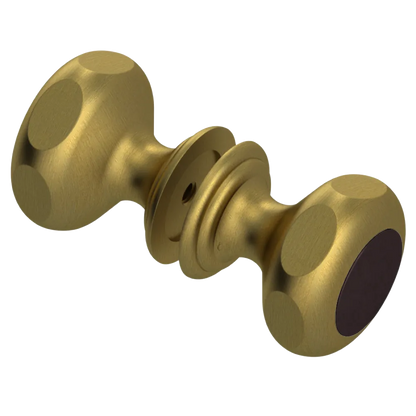 Rubinet Shower Door Knob (set) Antique Brass Matt