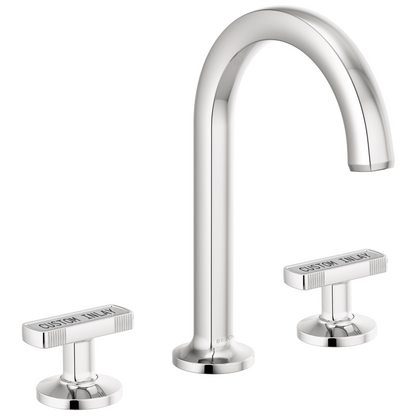 Brizo Kintsu Widespread Lavatory Faucet with Arc Spout - Less Handles 1.2 GPM - Complete Kit - Polished Chrome