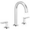 Brizo Kintsu Widespread Lavatory Faucet with Arc Spout - Less Handles 1.2 GPM - Complete Kit - Polished Chrome