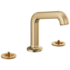 Kintsu Widespread Lavatory Faucet with Angled Spout - Less Handles 1.5 GPM - Brilliance® Luxe Gold®