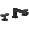 Brizo Kintsu Widespread Lavatory Faucet with Low Spout - Less Handles - Complete Kit - Matte Black