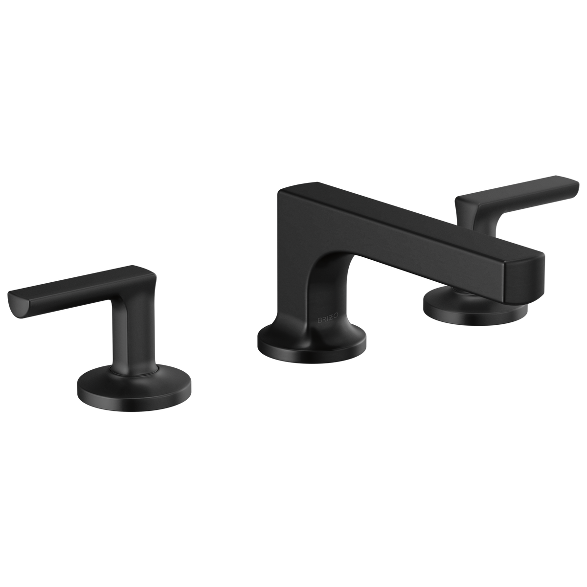 Brizo Kintsu Widespread Lavatory Faucet with Low Spout - Less Handles - Complete Kit - Matte Black