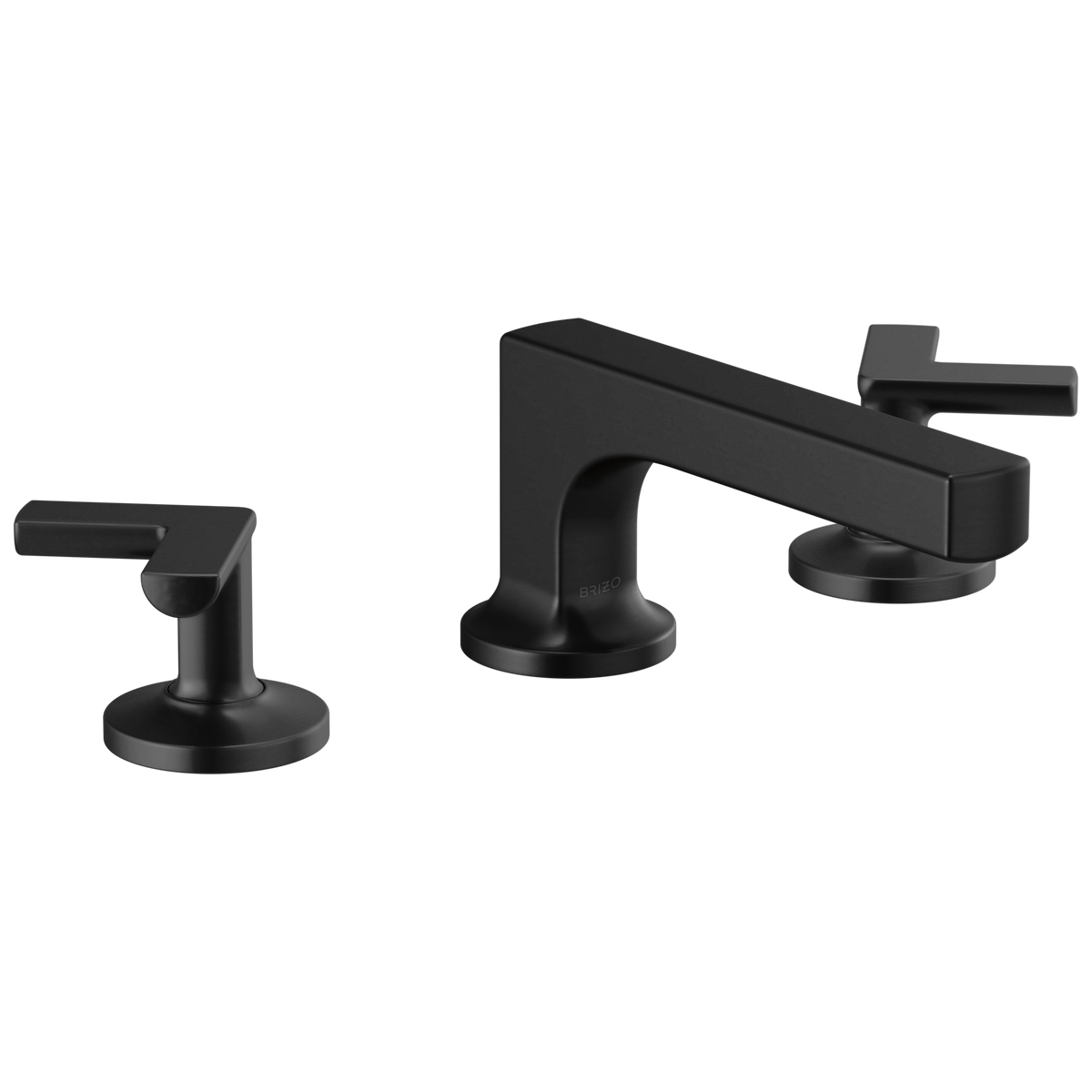 Brizo Kintsu Widespread Lavatory Faucet with Low Spout - Less Handles - Complete Kit - Matte Black