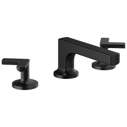 Brizo Kintsu Widespread Lavatory Faucet with Low Spout - Less Handles - Complete Kit - Matte Black