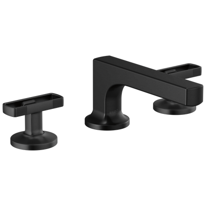 Brizo Kintsu Widespread Lavatory Faucet with Low Spout - Less Handles - Complete Kit - Matte Black