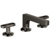 Brizo Kintsu Widespread Lavatory Faucet with Low Spout - Less Handles 1.2 GPM - Complete Kit - Brilliance® Black Onyx