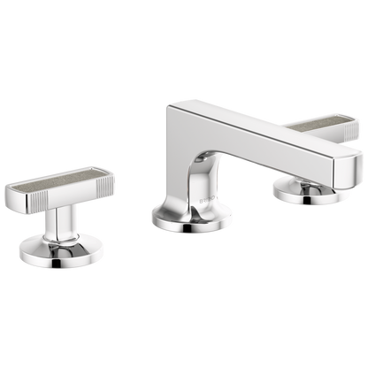 Brizo Kintsu Widespread Lavatory Faucet with Low Spout - Less Handles 1.2 GPM - Complete Kit - Polished Chrome