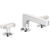 Brizo Kintsu Widespread Lavatory Faucet with Low Spout - Less Handles 1.2 GPM - Complete Kit - Polished Chrome