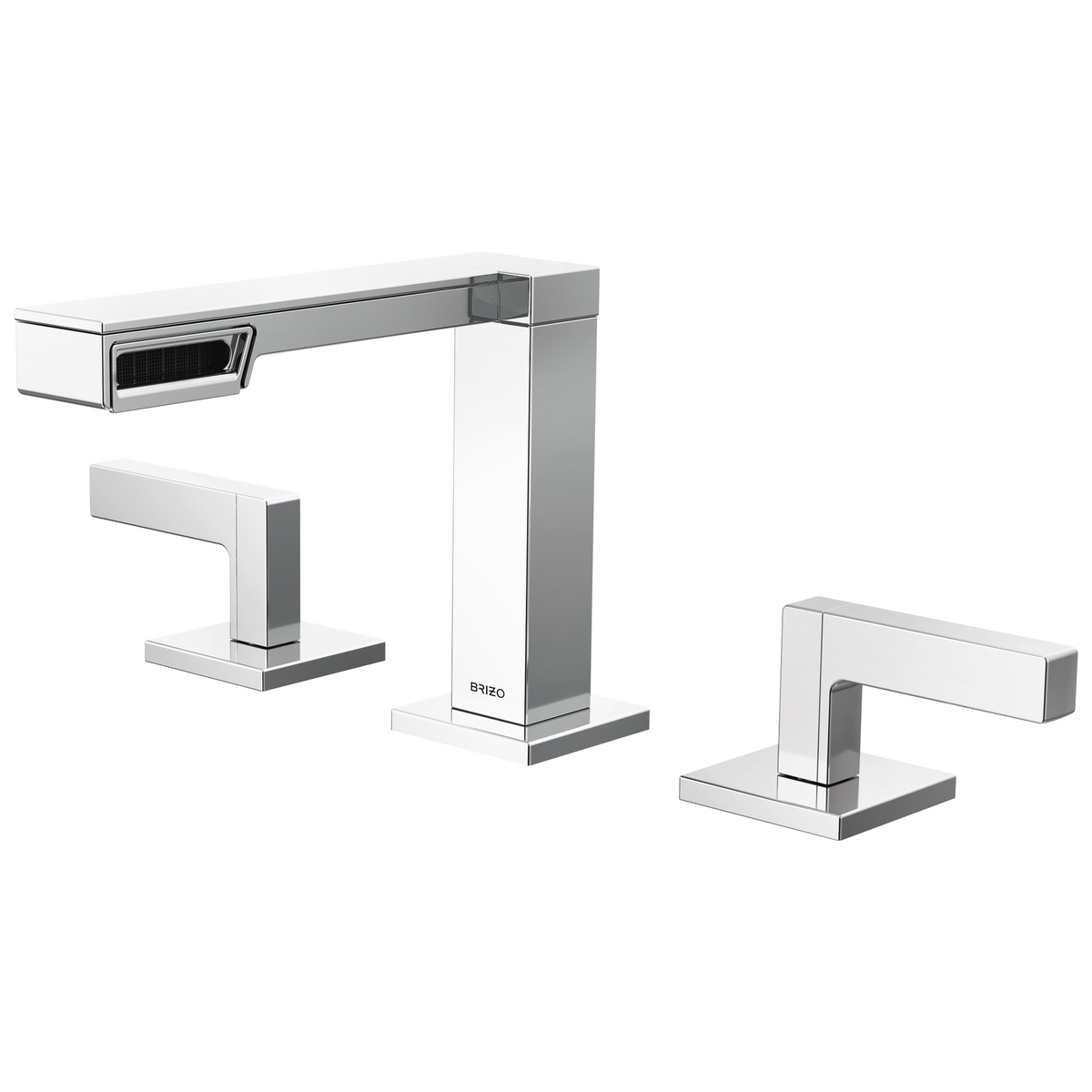Brizo Frank Lloyd Wright Bath Collection by Brizo Widespread Lavatory Faucet - Less Handles - Complete Kit - Polished Chrome