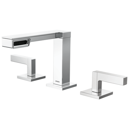 Brizo Frank Lloyd Wright Bath Collection by Brizo Widespread Lavatory Faucet - Less Handles - Complete Kit - Polished Chrome
