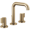 Brizo Litze Widespread Lavatory Faucet with High Spout - Less Handles 1.2 GPM - Complete Kit - Brilliance® Luxe Gold®