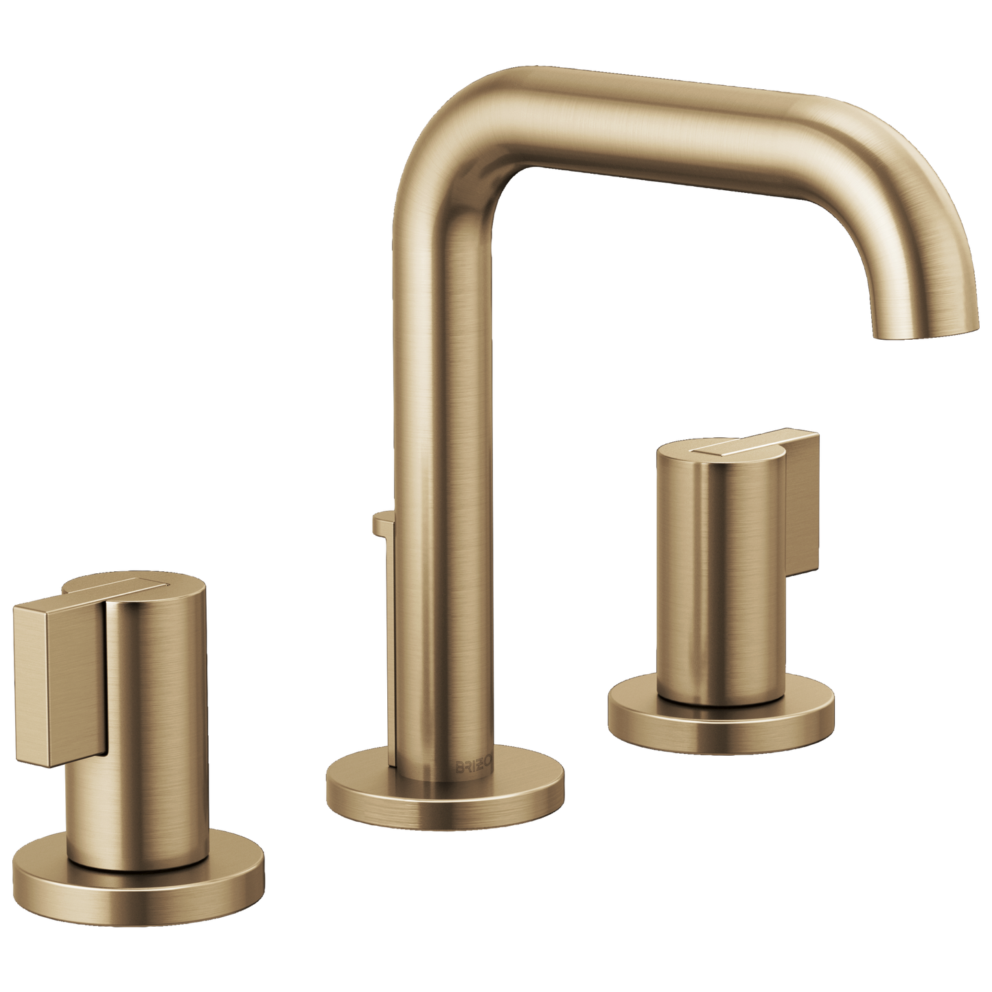 Brizo Litze Widespread Lavatory Faucet with High Spout - Less Handles 1.2 GPM - Complete Kit - Brilliance® Luxe Gold®