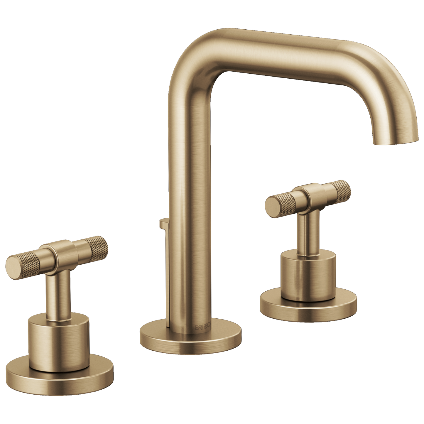 Brizo Litze Widespread Lavatory Faucet with High Spout - Less Handles 1.2 GPM - Complete Kit - Brilliance® Luxe Gold®