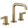 Brizo Litze Widespread Lavatory Faucet with High Spout - Less Handles 1.2 GPM - Complete Kit - Brilliance® Luxe Gold®