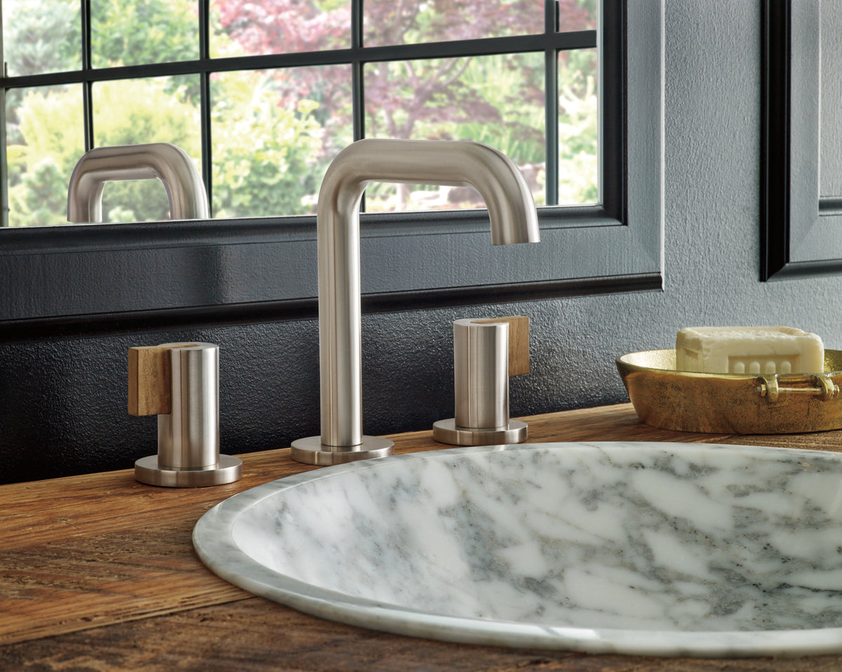Litze Widespread Lavatory Faucet with High Spout - Less Handles 1.2 GPM lifestyle