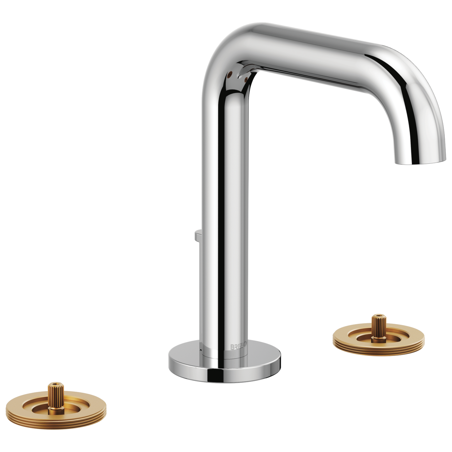 Litze Widespread Lavatory Faucet with High Spout - Less Handles 1.5 GPM - Polished Chrome
