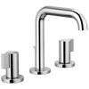 Brizo Litze Widespread Lavatory Faucet with High Spout - Less Handles 1.2 GPM - Complete Kit - Polished Chrome