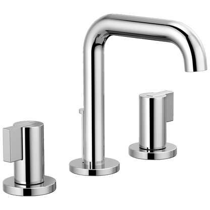 Brizo Litze Widespread Lavatory Faucet with High Spout - Less Handles 1.2 GPM - Complete Kit - Polished Chrome