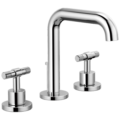 Brizo Litze Widespread Lavatory Faucet with High Spout - Less Handles 1.2 GPM - Complete Kit - Polished Chrome