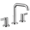 Brizo Litze Widespread Lavatory Faucet with High Spout - Less Handles 1.2 GPM - Complete Kit - Polished Chrome
