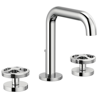 Brizo Litze Widespread Lavatory Faucet with High Spout - Less Handles 1.2 GPM - Complete Kit - Polished Chrome