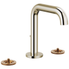 Litze Widespread Lavatory Faucet with High Spout - Less Handles 1.5 GPM - Brilliance® Polished Nickel