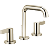 Brizo Litze Widespread Lavatory Faucet with High Spout - Less Handles 1.2 GPM - Complete Kit - Brilliance® Polished Nickel