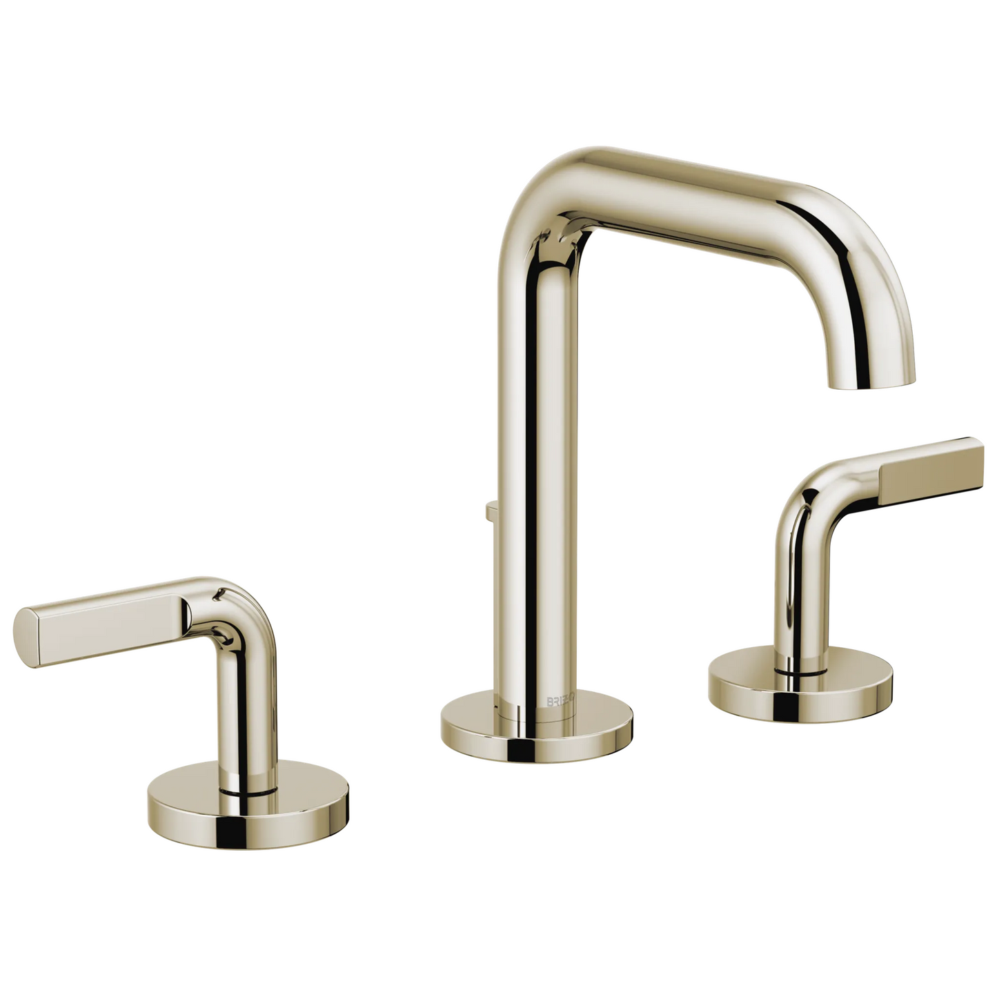 Brizo Litze Widespread Lavatory Faucet with High Spout - Less Handles 1.2 GPM - Complete Kit - Brilliance® Polished Nickel